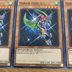 Yugioh x3 Harpie Lady 1 Common HAC1-EN010 - Image 3