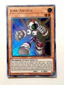 Yugioh Junk Anchor BLAR-EN065 ULTRA RARE 1st Edition NM - Image 1