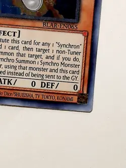Yugioh Junk Anchor BLAR-EN065 ULTRA RARE 1st Edition NM - Image 2