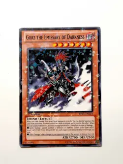 Yugioh Gorz the Emissary of Darkness BP01-EN014 STARFOIL RARE 1st Edition NM - Image 1