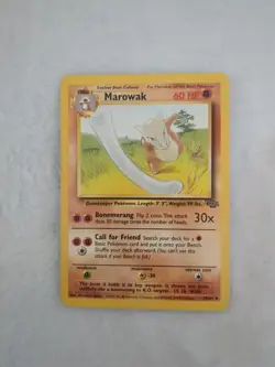 Pokemon Trading Card Game TCG Marowak Jungle Card 39/64 Regular - Image 1