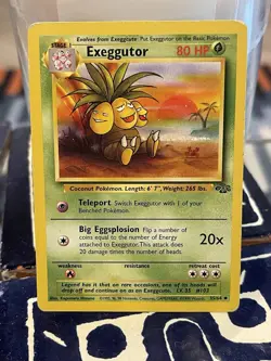 Pokemon Exeggutor 35/64 Jungle Set Uncommon Card 1999 Vintage Non-Holo - Image 1