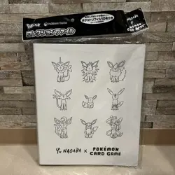 YU NAGABA × Pokemon Card Game Eevees Collection File Folder Binder Japan NEW - Image 1