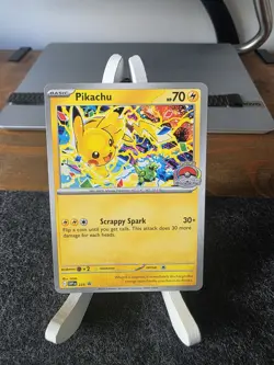 Pokemon Pikachu TCG SVP 225 2025 Worlds Promo Card NM Condition - Image 1