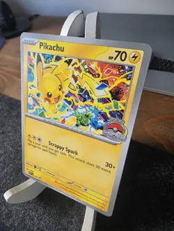 Pokemon Pikachu TCG SVP 225 2025 Worlds Promo Card NM Condition - Image 2