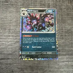 Hydreigon New 2025 McDonalds Happy Meal Holo Pokemon Dragon Discovery Card 10/15 - Image 1