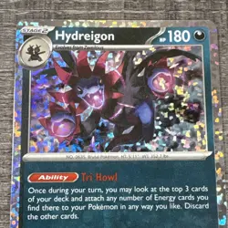 Hydreigon New 2025 McDonalds Happy Meal Holo Pokemon Dragon Discovery Card 10/15 - Image 2