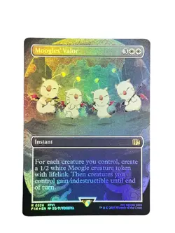 MTG Moogles' Valor Foil (Borderless) FIN #0326 - Image 1