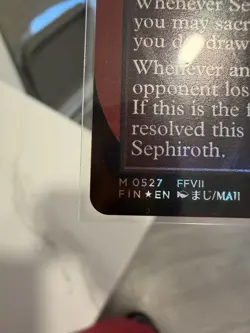 Sephiroth, Fabled SOLDIER (Borderless) (Surge Foil) Final Fantasy Foil - Image 3