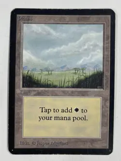 Plains Trees Alpha MP Moderate Play MTG Magic The Gathering D - Image 1