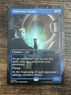 Abhorrent Oculus (Borderless) - Duskmourn: House of Horror (DSK) - EN M 0344 - Image 1