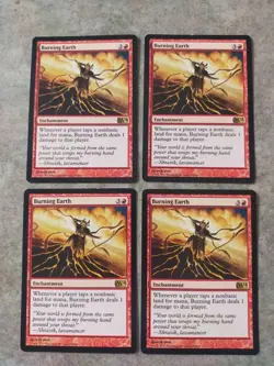 MTG Magic the Gathering - Burning Earth x1 - 2014 Core Set x1 - Image 1