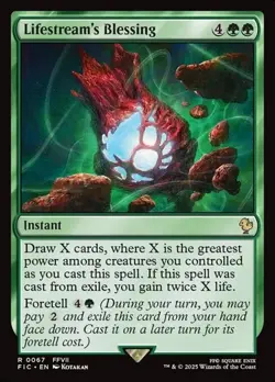 1x Lifestream's Blessing NM Eng MTG - Commander Final Fantasy - Image 1