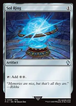 1x Sol Ring (#358) NM Eng MTG - Commander Final Fantasy - Image 1