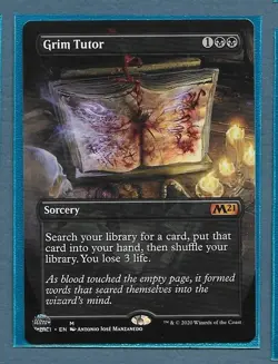 23 Grim Tutor Alternate Art Core 21 (M21) # 315 Near Mint Never Played MTG - Image 1