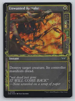 MTG Bling - Foil - Unwanted Remake (Showcase) - Duskmourn -E404 - Image 1