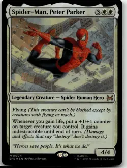 MTG: Spider-Man, Peter Parker - Marvel's Spider-Man: Eternal-Legal #4 M Foil NM - Image 1
