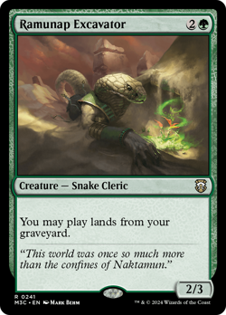 Ramunap Excavator #241 | Near Mint | Modern Horizons 3 Commander Magic MTG - Image 1