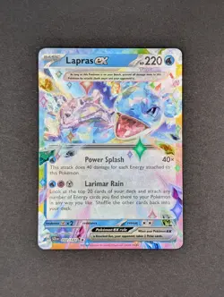 2024 Lapras EX 32/142 Pokemon TCG Stellar Crown NM - Image 1