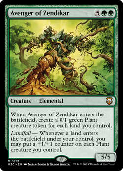 Avenger of Zendikar #221 | Near Mint | Modern Horizons 3 Commander Magic MTG - Image 1