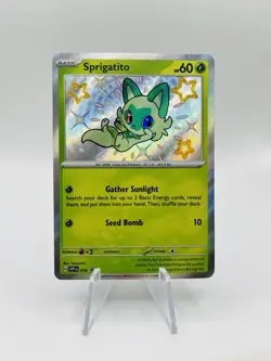 Sprigatito (Baby Shiny) SVP 076 Scarlet & Violet Black Star Promo Pokemon Tcg - Image 1