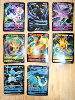 Pokemon S-Chinese Glaceon Sylveon Leafeon Umbreon Vaporon "Peng" CS4aC RR -8p - Image 1