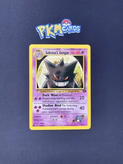 Pokemon TCG Sabrina's Gengar Gym Challenge 29/132 Regular Rare LP. - Image 1