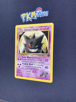 Pokemon TCG Sabrina's Gengar Gym Challenge 29/132 Regular Rare LP. - Image 3