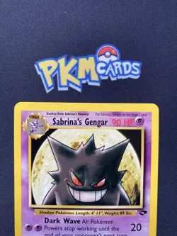 Pokemon TCG Sabrina's Gengar Gym Challenge 29/132 Regular Rare LP. - Image 4