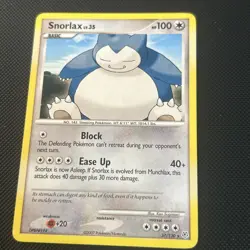 Pokemon TCG Diamond & Pearl Snorlax 37/130 Non-Holo Rare LP - Image 4