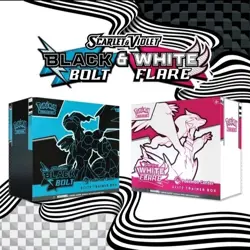 Pokemon Center Black Bolt And White Flare ETB Set Of 2 Boxes - Image 1