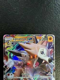 Pokemon TCG Lycanroc GX SM Black Star Promo SM14 Promo - Image 2