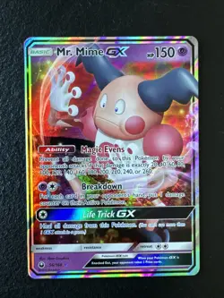 Pokemon TCG Mr. Mime GX Sun & Moon: Celestial Storm 56/168 Ultra Rare - Image 1