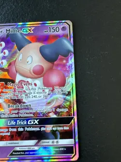 Pokemon TCG Mr. Mime GX Sun & Moon: Celestial Storm 56/168 Ultra Rare - Image 3