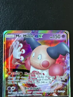 Pokemon TCG Mr. Mime GX Sun & Moon: Celestial Storm 56/168 Ultra Rare - Image 4
