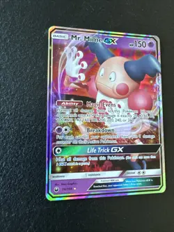 Pokemon TCG Mr. Mime GX Sun & Moon: Celestial Storm 56/168 Ultra Rare - Image 5