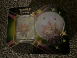 Pokemon TCG Shining Fates Eldegoss V Tin Factory Sealed NEW - Image 1