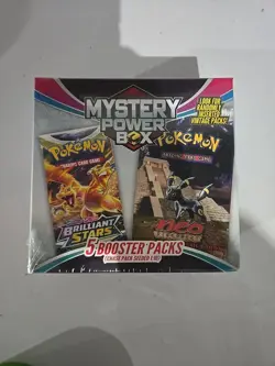 Pokemon Mystery Power Box Chase Pack Seeded 1:10 (5 Booster Packs) Sealed - Image 1
