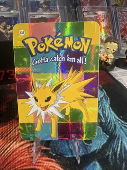 Jolteon #135 - Vintage Vending Machine Prism Sticker 2000 - Pokemon Card - Image 1