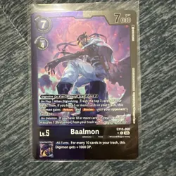 Baalmon EX10-050 Limited Foil Sinister Order Digimon Card - Image 1