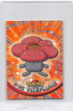 Vileplume #45 - BLACK Logo - Non-Holo - SERIES 1 - TOPPS POKEMON CARD - NM - Image 1