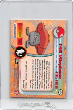 Vileplume #45 - BLACK Logo - Non-Holo - SERIES 1 - TOPPS POKEMON CARD - NM - Image 2