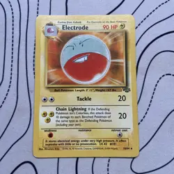 Electrode 18/64 EXC Jungle Set WOTC Pokemon Cards Vintage Non-Holo Rare - Image 1
