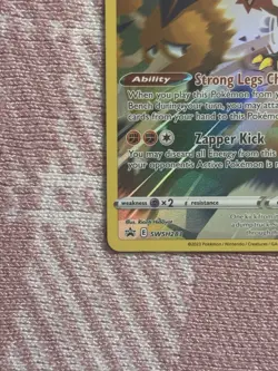 Pokemon Galarian Zapdos TCG Black Star Promo Card Crown Zenith SWSH283 - Image 2