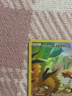 Pokemon Galarian Zapdos TCG Black Star Promo Card Crown Zenith SWSH283 - Image 5