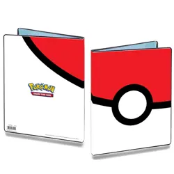 Ultra Pro Pokemon Card Holder 9-Pocket Full View Portfolio: Poke Ball 10 pages - Image 1