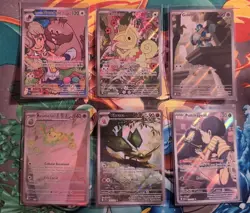 Pokemon TCG Lot Of 6 Illustration Rare Holo Cards NM - Image 1