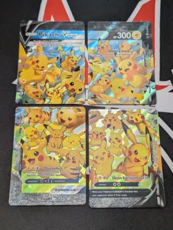 Pikachu V-Union Complete Set SWSH139 SWSH140 SWSH141 SWSH142 Pokemon Card NM - Image 1