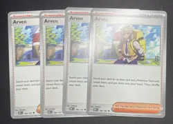 Pokemon TCG Arven 186/197 Trainer Card 4x play set Obsidian Flames Uncommon - Image 1