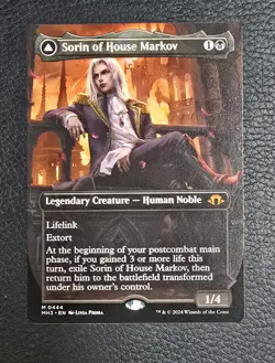 Sorin of House Markov (Borderless) Modern Horizons 3 Regular MTG NM Magic Card - Image 1